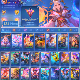 HERO 131 SKIN 370 EMBLEM ALL MAX | LUNOX LEGEND | CHANGE TECH | CLAUDE PRIME | NATALIA COLLECTOR | HERO GOOD SKIN GOOD | - Image 3