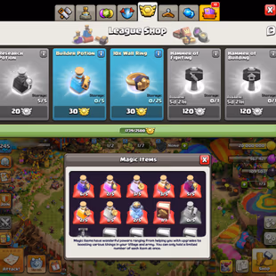 [FREE NC] XP 245 | TH17 FULL MAX | 1739 MEDALS | 2921 WS | NICE EPIC EQUIPMENT | MAX BUILDER BASE - Image 5