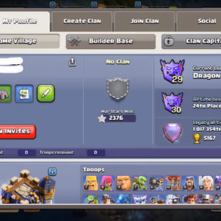 🎯EPIC TH17 MAX | HEROS LVL 76-78-61-75-33-4 💯 EPIC EQUIPMENT | 487 CWL MEDALS | NC AT 500 GEMS | BB MAX | INSTANT  - Image 8