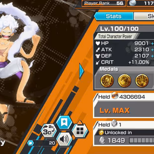 BR679-IOS+Android-Hyber 52+11 Ex(Gear 5 v2+Garp+Shank v4+Zoro+Lucci+Yamato Ace+Roger+White Beard)+Vip Medal+164+Many BF - Image 8