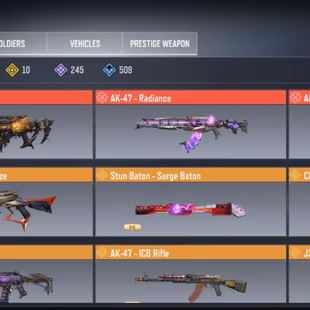 3 Mythic ( 1 Max ) - AK117 Grim Ending - AK 47 Radiance - Lava Remix - 16x Legend  - Level 400 - Image 1