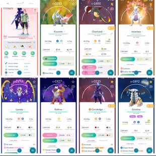 P 2.097 Level 66 Charizard  Ceruledge Kyurem Charizard Mewtwo Lunala Raikou Giratina Necrozma 17 Shiny And Legendary 349 - Image 1