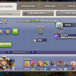 🔥TOWNHALL 18💎 DARK AGE SCENERY [] 100-100-63-75-50 HERO [] 1139 GEMS - 31 EQUIPMENT - 1600 WWS - RENAME 500  - Image 5