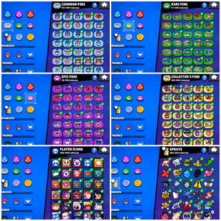  523 GEMS | 101/101 BR | 58.4K TROPHY | 54 MAX [ 49 HYPERCHARGED ] | 15 BUFFIES | 56 TITLES | 308 SKINS  - Image 6