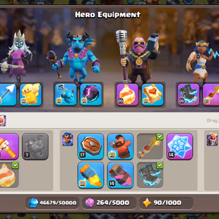 🔥EPIC SB-RS MAX!GG-EB-26!FB-20!XP 239!TH 18!HERO:100-100-79-72-46!NC YES!VERY STRONG DEFENCE! GREAT TROOPS!BEST DEAL  - Image 8