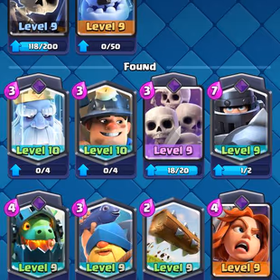 4.3k Cups / lvl 23 / Mega Knight deck / 10 evolutions / 407 gems / 8 emoji / read description - Image 6