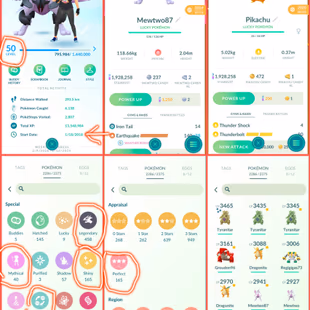 RARE OLD 2018 ACCT) 7 ARMORED MEWTWO TRADEABLE (2 SHINY KYOGRE) (23700 POKEMON) (GUARANTEED LUCKY TRADEABLE) INSTA  - Image 4