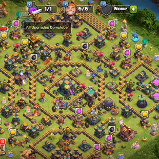 🌲[ TH-14 MAX ]🌲S.BALL [MAX] | A.FIGURE [MAX] - NICE EQPMNT || MAX DEFENCES - TROOPS - DEF - HEROS  - Image 1