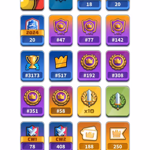 💎 GT 100 2 CRL 20 WIN EMOTES KT 16 GOBLIN KISSING TROPHY RASCAL CAKE RAINBOW PRINCE FIGHTING FISH 94 ELITE CARDS 36 EVO - Image 3