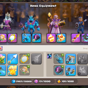 🔥[ TH-18 MAX ] X WALLS MAX🔥BEST EPIC EQUIPMENTS || HEROS: BK 105 AQ 105 MP 95 GW 80 RC 55 || IOS AND ANDROID - Image 8