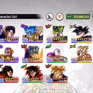 D915-IOS+Android-11 UL(SS4 Goku+SS4 Vegeta+SS Goku+Frieza+Goku Uis+Vegito+Cell+Gogeta)+44 Legends+Good Equi-Good Team - Image 3