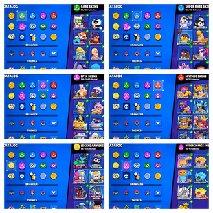 Rare Skin Frank King [RED+BLUE] Brawler 100x All [] Max 86x [] Hyper 82x [] Skins 470x [] Trophy 55K [] BEST-DEAL - Image 4