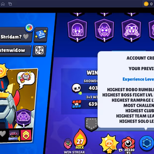 ⭐402 SKINS⭐71.000 TROPHIES | 101 BRAWLERS | 63 HYPERCHARGE | 65 MAX | 30 PRESTIGE | 22 BUFFIES - Image 7