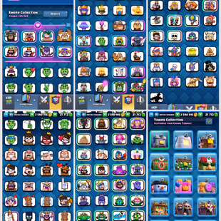 🔥RAREST - 21713 GEMS 💎 [] RARE 149 EMOTES [] XP 81 [] 11683 TROPHIES | 29 LVL16 | 101 LVL15 | 121 LVL 14 | INSTANT - Image 1