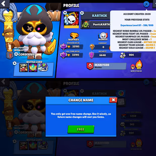 [DG-5] 33K-TROPHIES 75-BRAWLERS 4-HYPERCHARGE 1-MAXPOWER 70-SKINS 32-GEMS FREE RENAME CHEAP INSTANT DELIVERY  - Image 3
