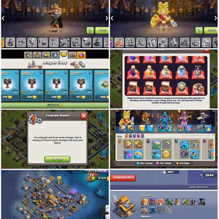 🔥21900 Gems🔥[Instant Mail Change Protection Reset Possible]||Th14 Loaded Items||Heros 66 71 47 50 19|1134 Cwl Medals - Image 3