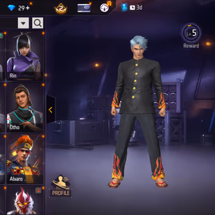 X229|Lvl 55|28 CHARACTER|41 BUNDLE SET|125 COSTUME|21 VEHICLE|102 COSTUME(12 MYTHIC)|STORMY M4A1|PHANTOM ASSASIN SCAR - Image 4