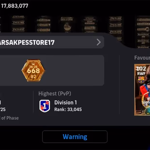 World Rarest Top NEW Player Available-3329 Collective Strength-Linked Konami-Android-ioS[ANY YOUR CHOICE AVAILABLE] - Image 3