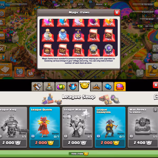 🔥INSANE 101K HIGH GEMS TH 17🔥 HEROS:-96-96-74-71-46 | CRAZY EQUIPMENT LEVEL | 2X LEAGUE SKINS AND SCENERY | INSTANT  - Image 6