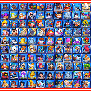 [ RARE LAGACY R35 PIN + MASTER LEGUE HIT ] | PREMIUM 90K+ TROPHIES [ SOLAR FAME ] | 60 MAXED BRAWLERS [ 47 HYPERCHARGE - Image 7