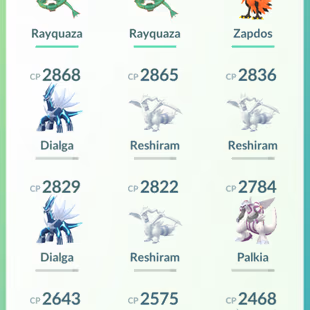 0P Account |Level 70 |Shiny 114 |2x Galar zapdose |Hundo dialga |Legendary 70 |Location bg 6 |Shiny legendary 4 - Image 2