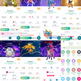 🔥2019 SHINY LEGENDARY GROUDON n LUGIA 💎 SHINY GMAX SBG BLASTOISE [] OLD 2017 SHINIES [] 8 SL [] LEVEL 50 [] RARE - Image 5