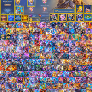 🔥WORLD COLLECTOR  11 LEGEND || 4 PORTRAIT LEGEND🔥 || 45 EXQUISITE || 24 GRAND || 14 COLLACTOR || 780 COA|| - Image 1