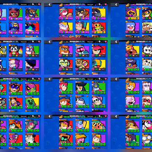 18x PRESTIGE | 23X TITLE | 47.1K Trophy | 87/13x Max Brawler [45x Hypercharge] 245x Skins | 12K Blings | Instant Deliver - Image 4