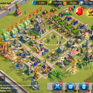 65M - Vip 15 - 7 Commanders - 23 Passport - 123 Gold Heads - 9k4 Gems - 1 Farms - 1 Skin Houses - Image 2