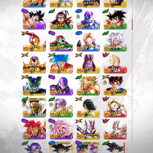 D877-IOS+Android-6 UL(SS4 Goku+Hit+Beast Gohan+S Vegito+S Gogeta)+16 Legend+Good Equipment+Bardock Zenkai+God Gogeta Zen - Image 8