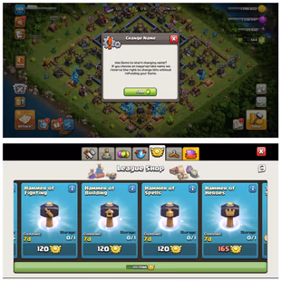 TH14 SEMI MAX ID / 3 EPIC EQUIPMENT / XP-149 / HERO 60-60-29-47-27 / 500 GEMS NAME CHANGE  / 121 CWL MEDALS - Image 5