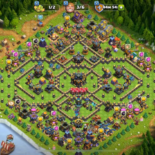 🔥FREE 1 ACC!! TH 17 - WALL FULL MAXED⚡ XP 219 | PET 11 | 4 EPIC EQUIP (GG14-F20-EB17-RS17) | 66-66-44-48-41 | BUILDER 6 - Image 1