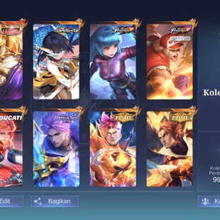 MM327|Lv79|368Skin|EXALTEDCOLLECTORII|LEGEND Johnson|3KOF|2ASPIRANTS|NARUTO|ALLSTAR Moskov|DUCATI Benedetta|STARWARS - Image 2