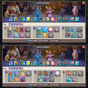 🔥TH-18 NEAR MAX🔥XP-227! 6X EPIC EQUIPMENTS! HEROES:-83-100-71-73-50-2! 11X PETS! FAST DELIVERY - Image 5