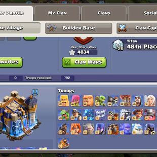 [EE72] OLD UPDATE PROFILE/WALLS MAX [TH18 MAX] 6HERO MAX || GOOD EPIC || BUILDER HUT MAX || BB MAX || RENAME 500 GEMS - Image 5