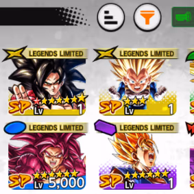 INSTANT GLOBAL [CNLT809] LR SS3 Goku (Mini) 14s + LF SS3 Vegeta 6s+ LF SS4 Goku 6s + 8 LF+ 57000 CC - Image 2