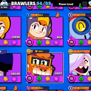 || 36 MAX BRAWLERS || 48 HYPERCHARGED || 251 SKINS || 140 GEMS || INSTANT DELIVERY || - Image 7
