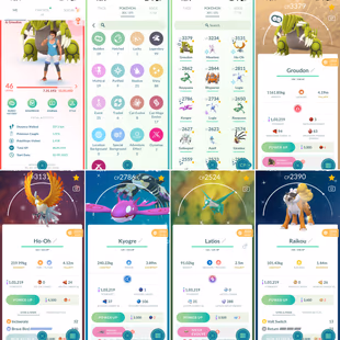 9x SHINY LEGENDARY [] Shiny costume PIKACHU Raichu [] Shiny Dmax [] 99 Legendary [] 88 Shiny [] LvL 46 - Image 1