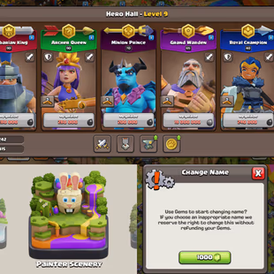 🔥PAINTER SCENERY🔥TH 15 FULL MAX! 5 HERO MAX! SB-RS [MAX] - FB [20] - 11 EPIC EQUIPMENT! DEFENSE MAX! NC AVAILBLE! - Image 5