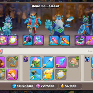 💙 FULL MAXED PROFILE💙TH-18 FULL MAX DEFENCE | 34/35 EQUIPMENT MAXED | 7X RARE SCENRY | 280 CWL MEDAL | DRAGON SKIN SET - Image 6