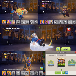 2014 to 25 all Xmax tree -- 13 Epic Equipment (3Max)-- Th16 Near Max -- 4 Hero maxed -- Max wall and troops -- Xp 224 -- - Image 4