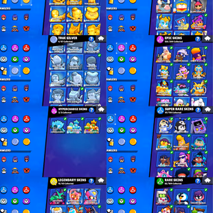 90k TROPHIES 🌟 MACHERINO PIN 🌟 48 MAX POWER BRAWLER | 96 BRAWLER UNLOCK | 34 HYPERCHARGE | 346 SKIN | RENAME AVAILABLE - Image 5