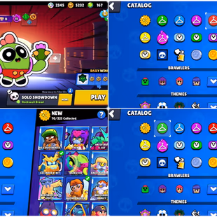  CR plus BS STACKED ACCOUNT | RARE STAR SHELLY |  KT14 | 26 MAX | 5 EVO | 56K BRAWL STARS | 69 HYPERCHARGED | 343 SKINS - Image 4