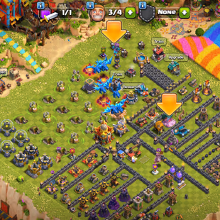 Th16 rush account | rename free | 3100 gems | high gems account | 1x paid scenery available | th16 donation account |  - Image 1