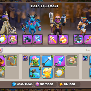 Th18 Almost Max | Hero-100-104-80-55 | Equipment-13-Epic Almost Max | XP-240 | Defence Wall Max | NC-Yes | BEST-DEAL - Image 5