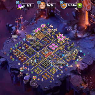 6700-GEM!! COSMIC SCENERY RARE!! TH18 NEAR MAX!! FULL LOADED MAGIC ITEMS! SB/MAX RS/MAX EB/MAX MM/MAX DC/MAX FB/20 FA/23 - Image 1