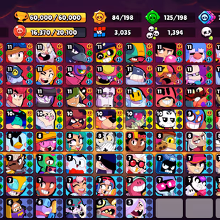 BP SEASON 47 | VIRUS 8-BIT | 285 SKINS | 60.000 TROPHY | 99 BRAWLERS | 23 HYPERCHARGED | 39 MAXED BRAWLERS | 3 BUFFIES - Image 3