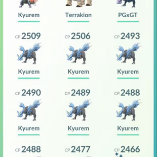 LEVEL 51 🔥 58 LEGENDARY  🌟 7 SHINY LEGENDARY SHINY FUSION KYUREM  SHINY KYUREM SHINY GENESECT  8X PREMIUM RAID PASS  - Image 3