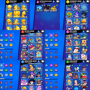 60k TROPHIES | FURIOUS FANG | 22 MAX POWER BRAWLER | 93 BRAWLER UNLOCK | 19 HYPERCHARGE | 167 SKIN | RENAME AVAILABLE - Image 4