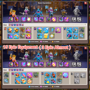 TH16 Full Max ( Only 2 Pets left ) | League Champion Skin | All Epics ( 3 Epics Almost Max ) 4k Gems | NAMECHANGE 500 - Image 4